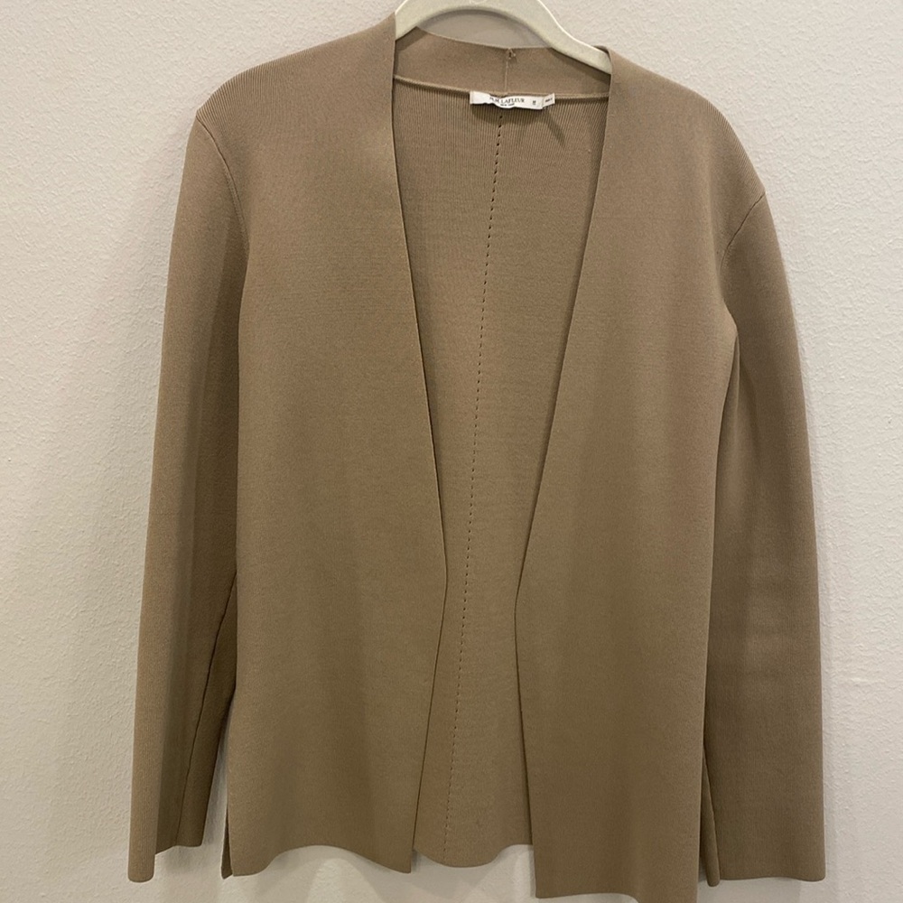 MM Lafleur- Woolf Jardigan- Tan Knit